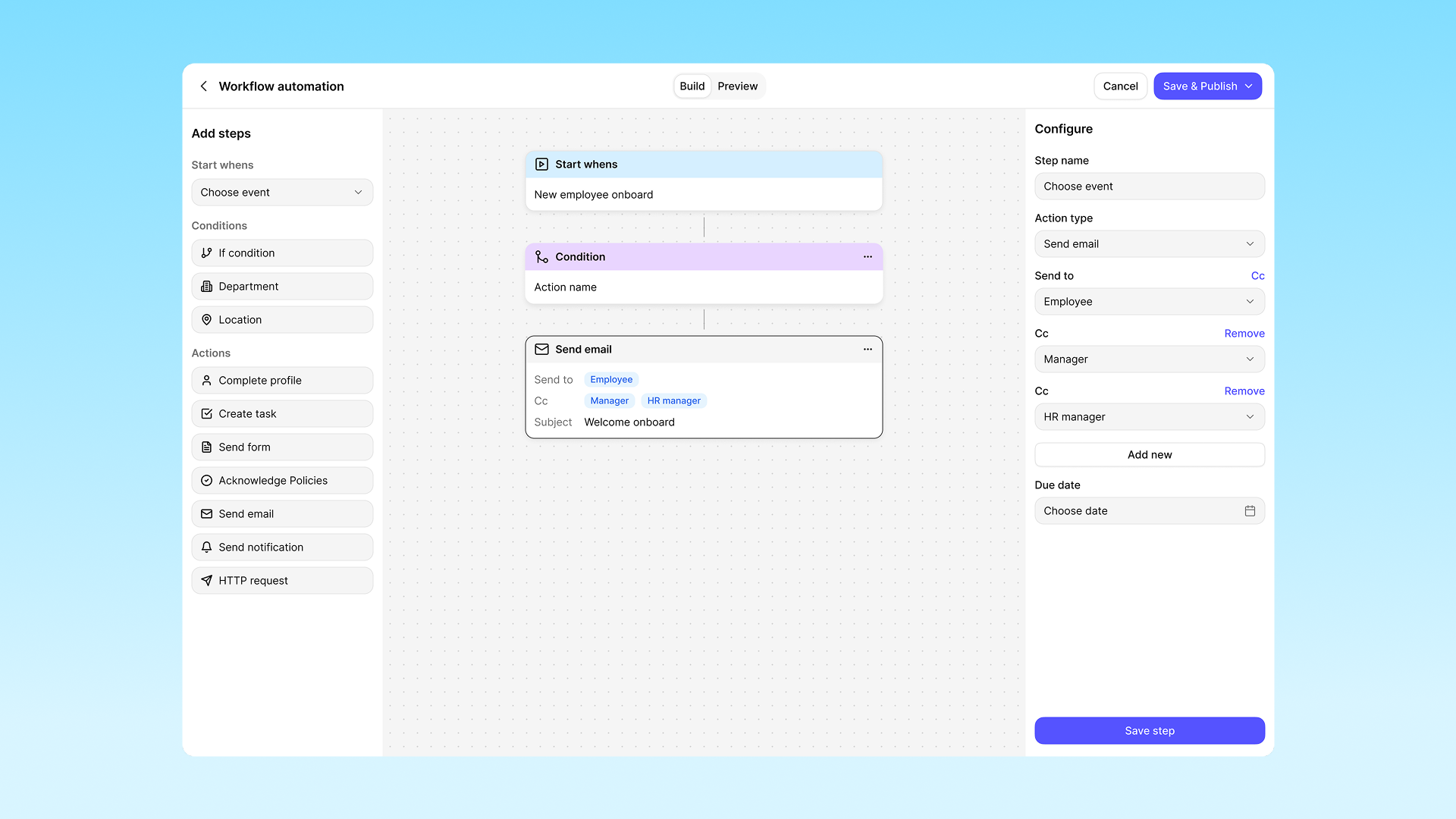 HR Workflow Automation