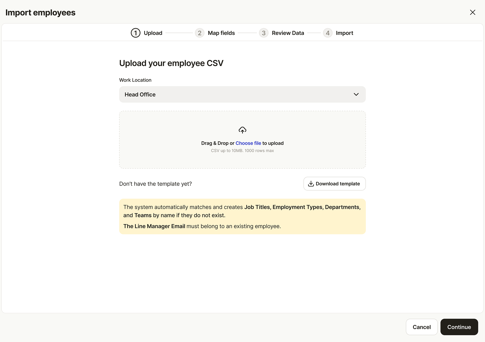 Smart Onboarding advanced security modal over the form builder