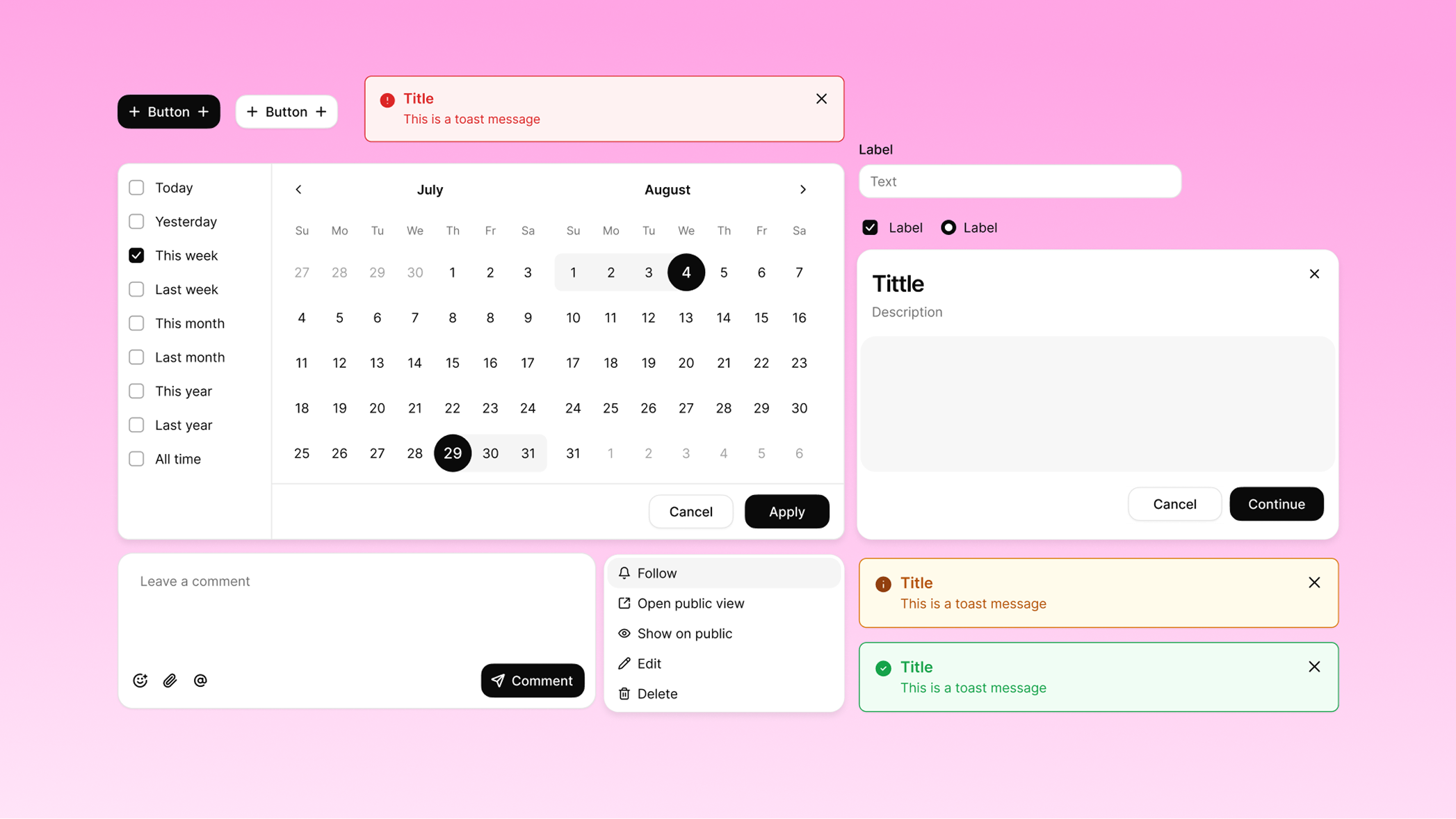 UI Core Kit